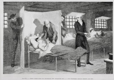The Boy Dies on the Transportation Ship, plate 7 of 